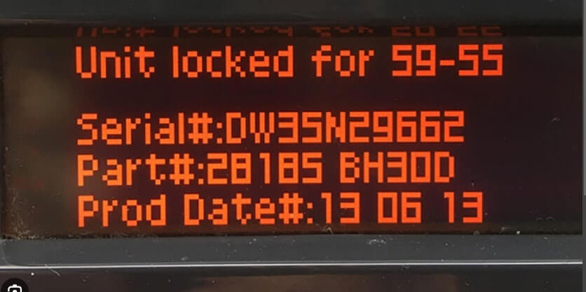 Nissan daewoo radio serial number Radio code unlock